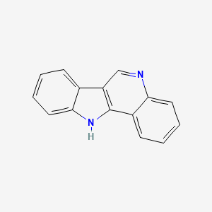 molecular formula C15H10N2 B3031302 11H-indolo[3,2-c]quinoline CAS No. 239-09-8