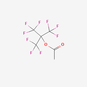 molecular formula C6H3F9O2 B3031308 Nonafluoro-tert-butyl acetate CAS No. 24165-09-1