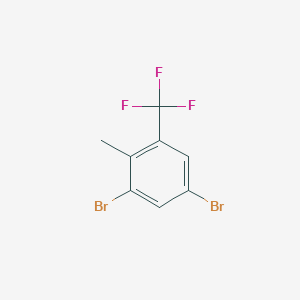 1,5-Dibromo-2-methyl-3-(trifluoromethyl)benzene