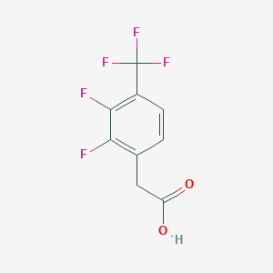 2-[2,3-difluoro-4-(trifluoromethyl)phenyl]acetic Acid