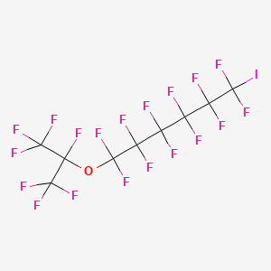 molecular formula C9F19IO B3031331 Dodecylfluoro-1-iodo-6-(tetrafluoro-1-(trifluoromethyl)ethoxy)hexane CAS No. 25080-18-6