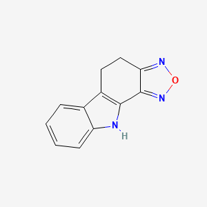 molecular formula C12H9N3O B3031338 4,5-dihydro-1H-[1,2,5]oxadiazolo[3,4-a]carbazole CAS No. 256348-46-6