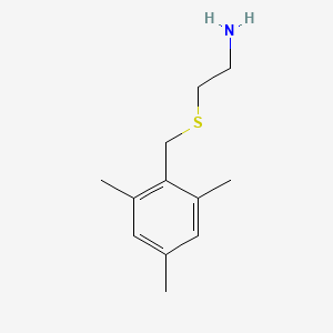 molecular formula C12H19NS B3031346 2-[(2,4,6-Trimethylphenyl)methylsulfanyl]ethanamine CAS No. 260788-97-4