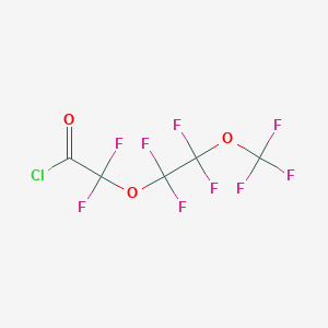 molecular formula C5ClF9O3 B3031350 2,2-difluoro-2-[1,1,2,2-tetrafluoro-2-(trifluoromethoxy)ethoxy]acetyl Chloride CAS No. 261503-81-5