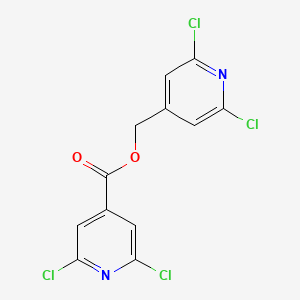 molecular formula C12H6Cl4N2O2 B3031351 (2,6-Dichloropyridin-4-yl)methyl 2,6-dichloropyridine-4-carboxylate CAS No. 261622-79-1