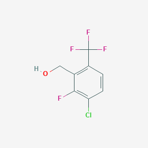 molecular formula C8H5ClF4O B3031353 3-Chloro-2-fluoro-6-(trifluoromethyl)benzyl alcohol CAS No. 261763-06-8