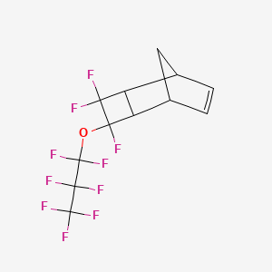 molecular formula C12H8F10O B3031359 3,3,4-Trifluoro-4-(heptafluoropropoxy)tricyclo[4.2.1.0~2,5~]non-7-ene CAS No. 262617-19-6