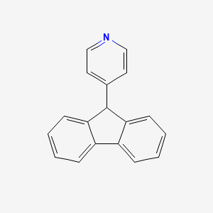 molecular formula C18H13N B3031371 4-(9H-fluoren-9-yl)pyridine CAS No. 2769-87-1