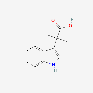 molecular formula C12H13NO2 B3031373 2-(1H-indol-3-yl)-2-methylpropanoic acid CAS No. 2770-92-5
