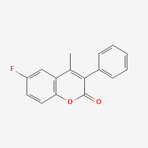 6-Fluoro-4-methyl-3-phenylcoumarin