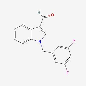 1-(3,5-Difluorobenzyl)-1H-indole-3-carbaldehyde