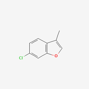 molecular formula C9H7ClO B3031391 6-Chloro-3-methylbenzofuran CAS No. 30343-35-2