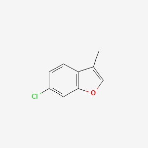 molecular formula C9H7ClO B3031391 6-Chloro-3-methyl-1-benzofuran CAS No. 30343-35-2