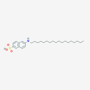 molecular formula C28H45NO3S B3031393 6-(Octadecylamino)naphthalene-2-sulfonic acid CAS No. 30536-61-9