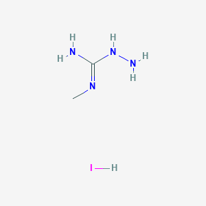 molecular formula C2H9IN4 B3031419 N-Methylhydrazinecarboximidamide hydroiodide CAS No. 33398-79-7