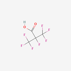 molecular formula C4HF7O2 B3031423 Perfluoroisobutyric acid CAS No. 335-10-4