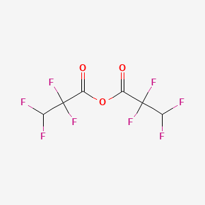 molecular formula C6H2F8O3 B3031425 2,2,3,3-Tetrafluoropropanoic anhydride CAS No. 337-83-7