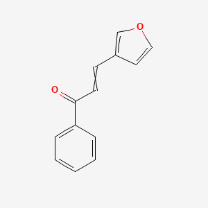 molecular formula C13H10O2 B3031432 3-(furan-3-yl)-1-phenylprop-2-en-1-one CAS No. 343571-17-5