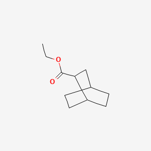 molecular formula C11H18O2 B3031440 BICYCLO[2.2.2]OCTANE-2-CARBOXYLIC ACID ETHYL ESTER CAS No. 35377-06-1