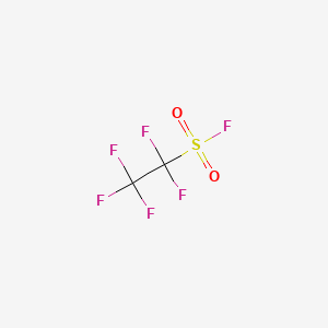 molecular formula C2F6O2S B3031441 Ethanesulfonyl fluoride, pentafluoro- CAS No. 354-87-0