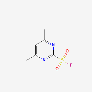 molecular formula C6H7FN2O2S B3031445 4,6-Dimethylpyrimidine-2-sulfonyl fluoride CAS No. 35762-73-3