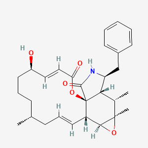 molecular formula C29H37NO5 B3031449 Cytochalasin F CAS No. 36084-18-1