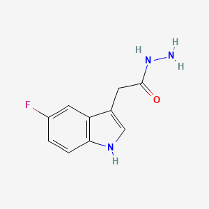 molecular formula C10H10FN3O B3031468 5-Fluoroindole-3-acetic hydrazide CAS No. 376646-57-0