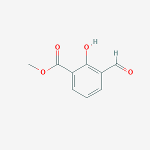 molecular formula C9H8O4 B3031469 Methyl 3-formyl-2-hydroxybenzoate CAS No. 3775-05-1