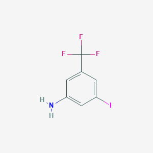molecular formula C7H5F3IN B3031481 3-Iodo-5-(trifluoromethyl)aniline CAS No. 389571-69-1