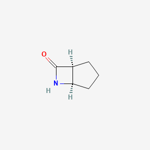 molecular formula C6H9NO B3031483 (1S,5R)-6-Azabicyclo[3.2.0]heptan-7-one CAS No. 39155-95-8