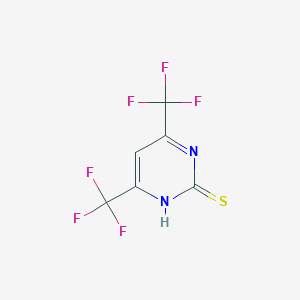 4,6-Bis(trifluoromethyl)pyrimidine-2(1H)-thione