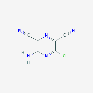 3-Amino-5-chloropyrazine-2,6-dicarbonitrile