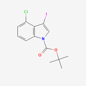 tert-butyl 4-chloro-3-iodo-1H-indole-1-carboxylate