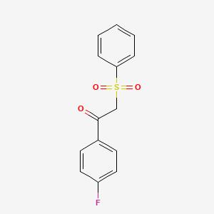 1-(4-Fluorophenyl)-2-(phenylsulfonyl)ethanone