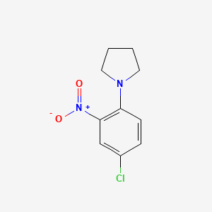 molecular formula C10H11ClN2O2 B3031505 1-(4-Chloro-2-nitrophenyl)pyrrolidine CAS No. 41173-36-8