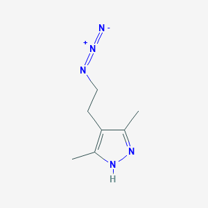 4-(2-azidoethyl)-3,5-dimethyl-1H-pyrazole
