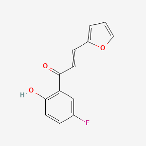 2-Propen-1-one, 1-(5-fluoro-2-hydroxyphenyl)-3-(2-furanyl)-