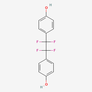 4-[1,1,2,2-Tetrafluoro-2-(4-hydroxyphenyl)ethyl]phenol