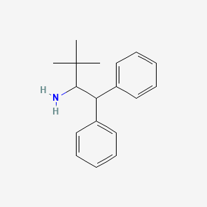 3,3-Dimethyl-1,1-diphenylbutan-2-amine