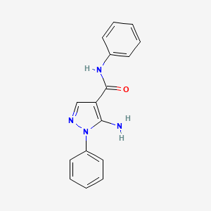 5-amino-N,1-diphenylpyrazole-4-carboxamide