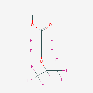 molecular formula C7H3F11O3 B3031567 Methyl 3-(heptafluoroisopropoxy)tetrafluoropropionate CAS No. 51502-43-3