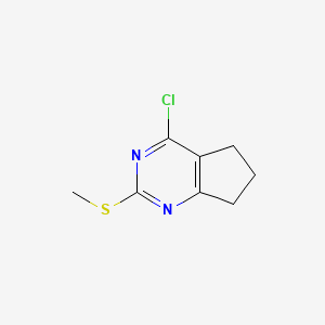 4-Chloro-2-(methylthio)-6,7-dihydro-5H-cyclopenta[d]pyrimidine