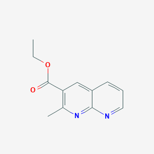 molecular formula C12H12N2O2 B3031571 Ethyl 2-methyl-1,8-naphthyridine-3-carboxylate CAS No. 5174-88-9