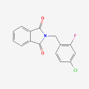 molecular formula C15H9ClFNO2 B3031585 N-(4-Chloro-2-fluorobenzyl)phthalimide CAS No. 536761-10-1