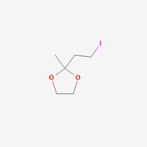2-(2-Iodoethyl)-2-methyl-1,3-dioxolane
