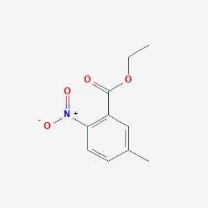 molecular formula C10H11NO4 B3031593 Ethyl 5-methyl-2-nitrobenzoate CAS No. 54064-40-3