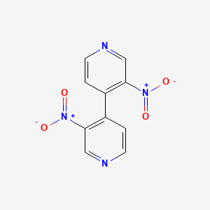 molecular formula C10H6N4O4 B3031597 3-Nitro-4-(3-nitropyridin-4-yl)pyridine CAS No. 54356-26-2