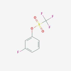 molecular formula C7H4F4O3S B3031623 m-Fluorophenyl trifluoromethanesulfonate CAS No. 57606-65-2