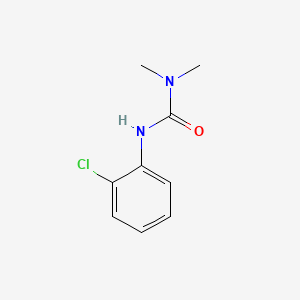 molecular formula C9H11ClN2O B3031627 Urea, 3-(o-chlorophenyl)-1,1-dimethyl- CAS No. 582-44-5