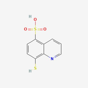 molecular formula C9H7NO3S2 B3031628 8-Sulfanylquinoline-5-sulfonic acid CAS No. 5825-36-5